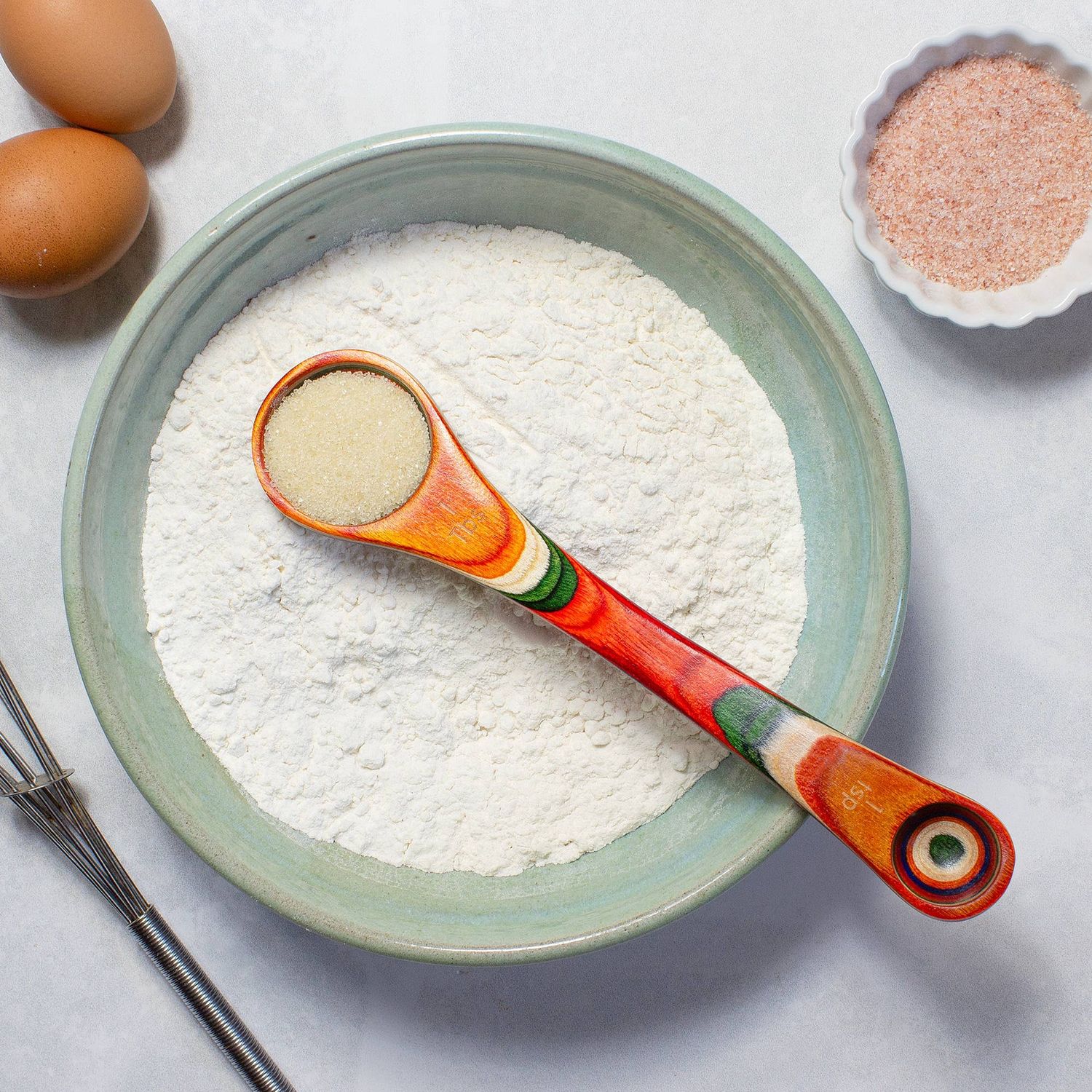 Baltique® Marrakesh Colorful Wooden 2-in-1 Measuring Spoon