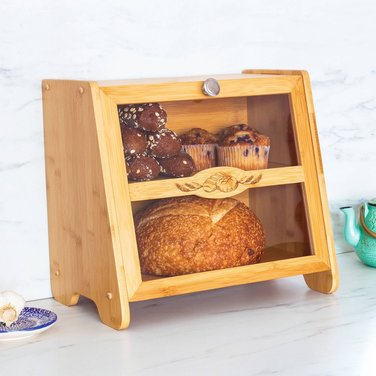 Double-Layer Farmhouse Bread Box