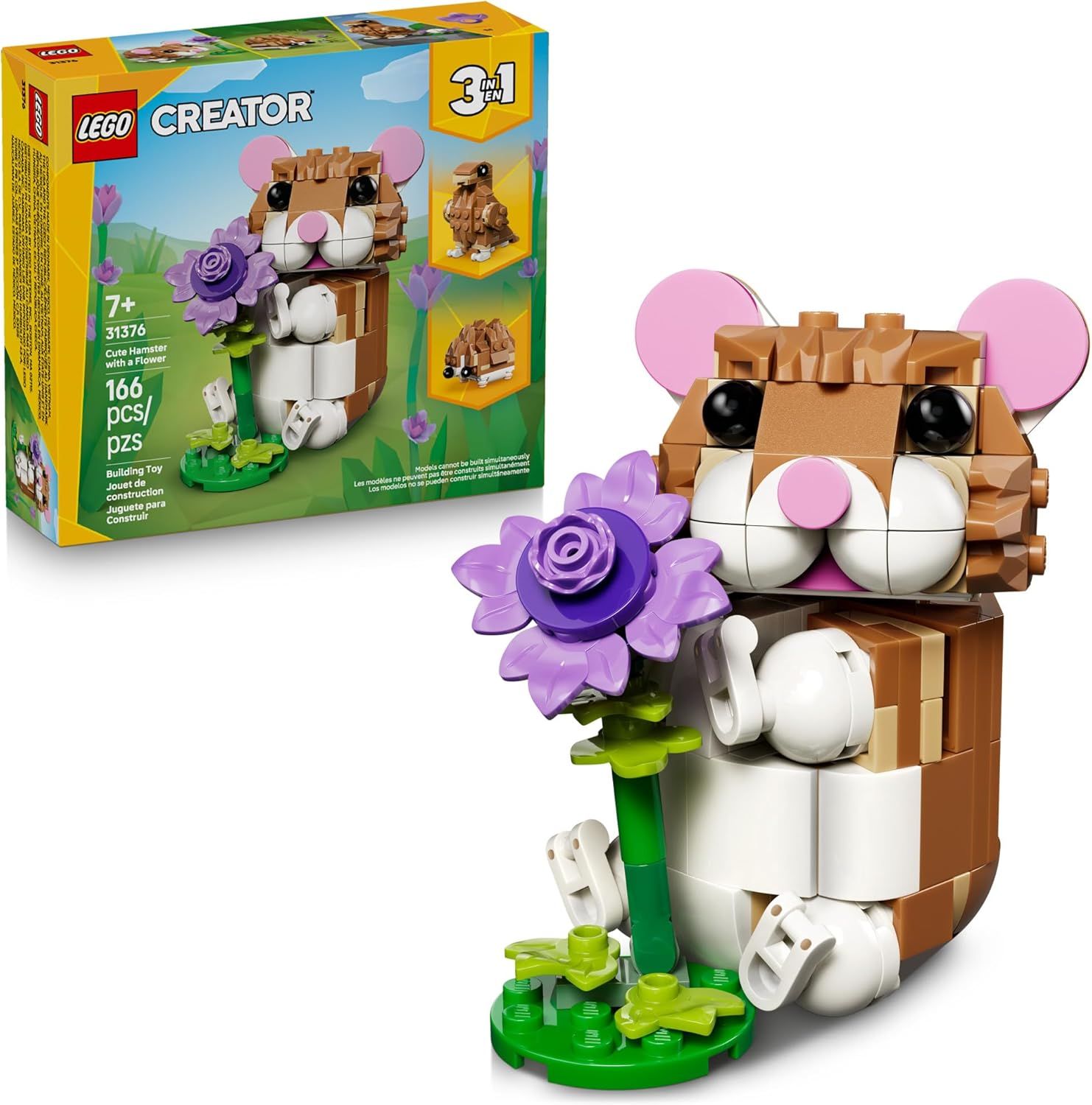 LEGO Creator Cute Hamster with a Flower 31376