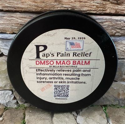 Pap's Pain Relief - Dimethyl Sulfoxide (DMSO) Mag Balm Extra Strength