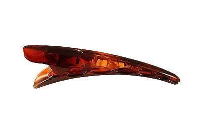 Parcelona French Toucan Medium Cellulose Crystal Large Beak Hair Clip, Color: SHELL