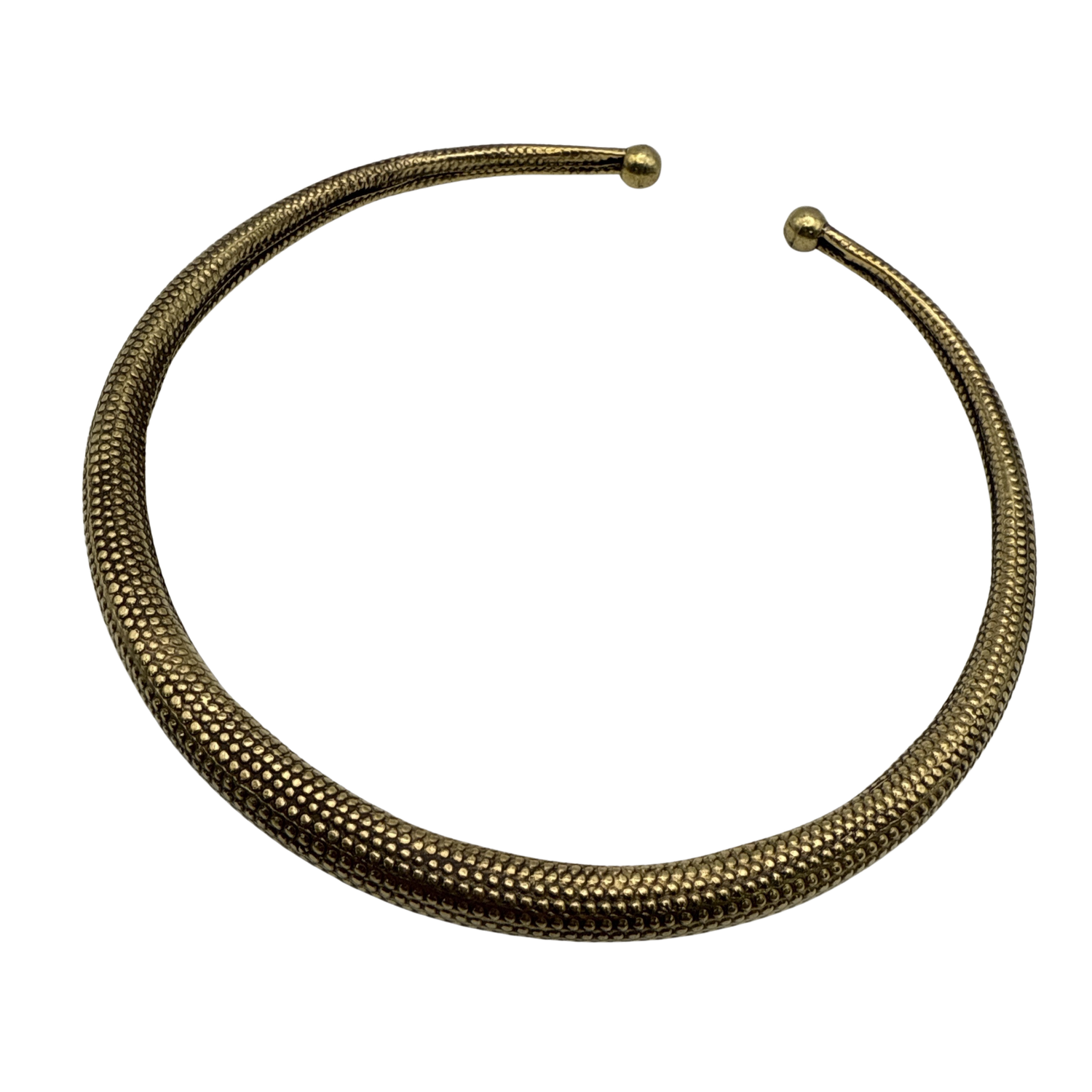 Boho Brass Necklace Collar Choker Neckplate, Style: 2
