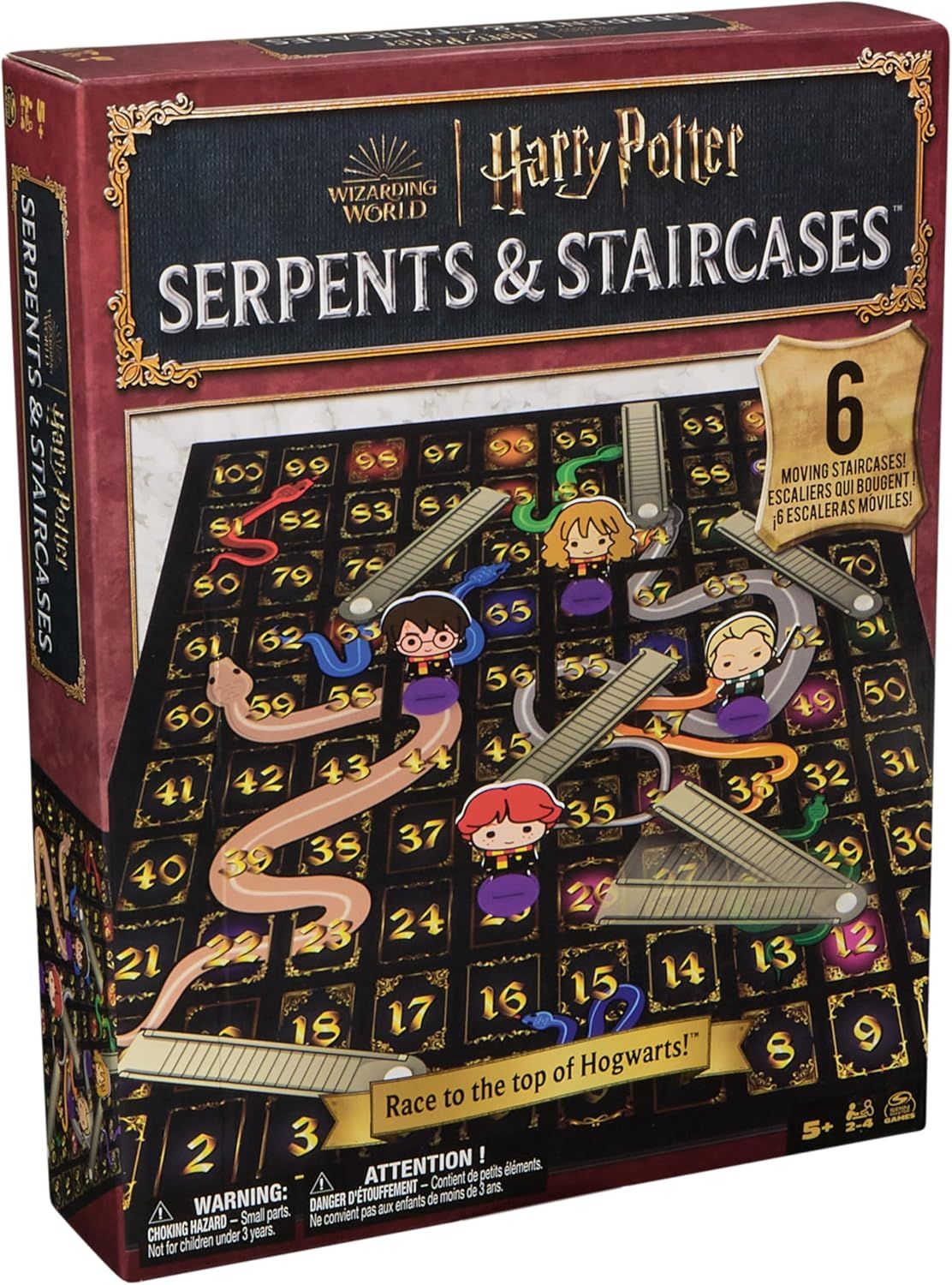 Harry Potter Serpents and Staircases  Board Game 5+