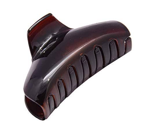 Parcelona French Elegant Medium Tortoise Shell Brown Jaw Hair Claw Clip