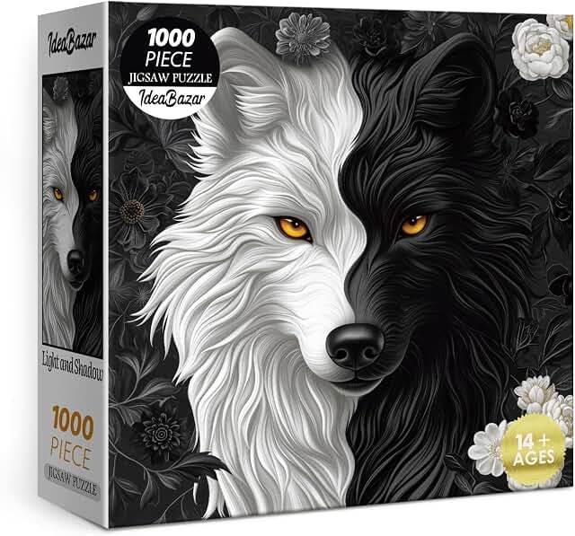White Wolf 1000 Piece Puzzle