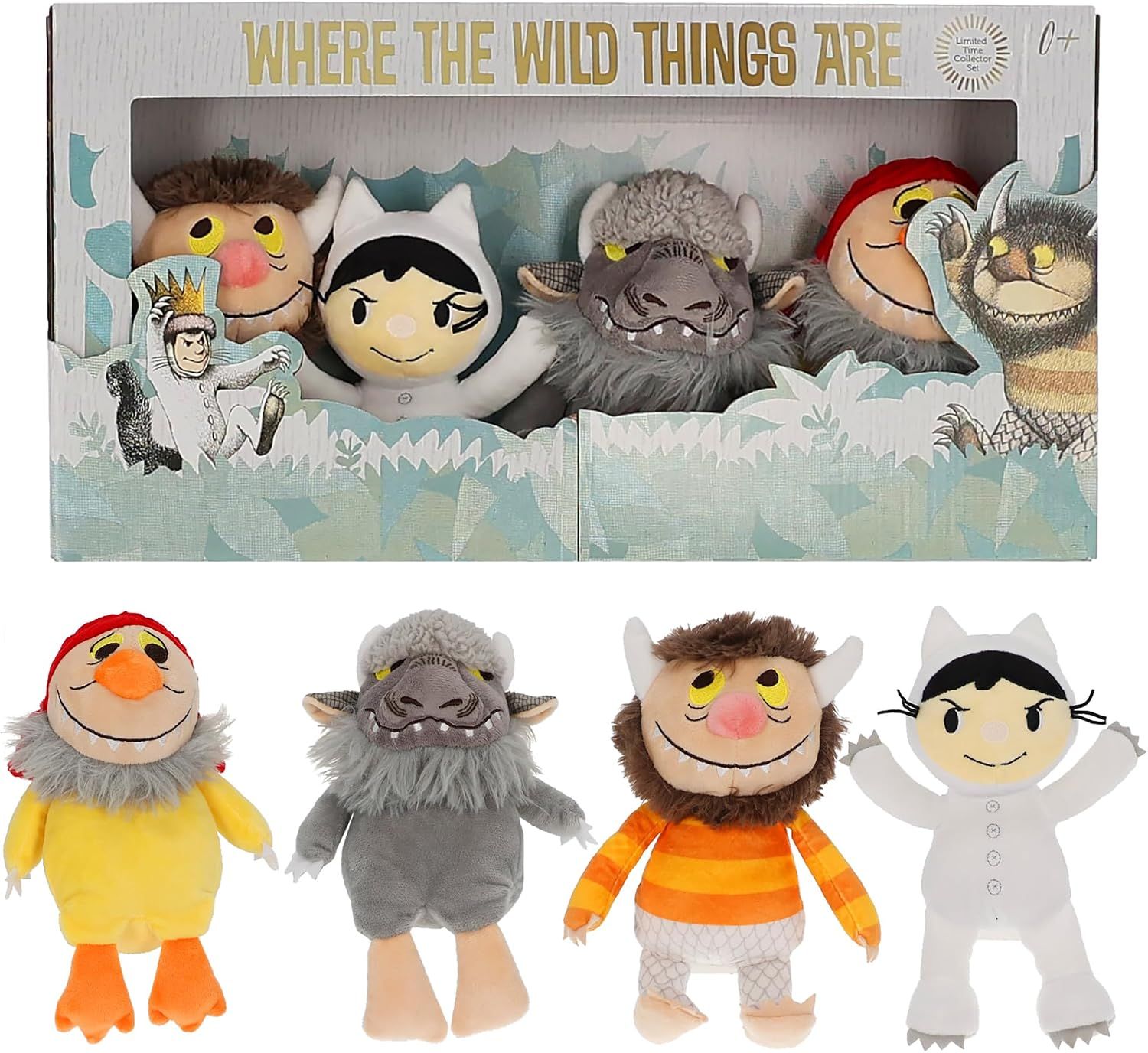 Where The Wild Things Are 4 Piece Plush Set Collector Set