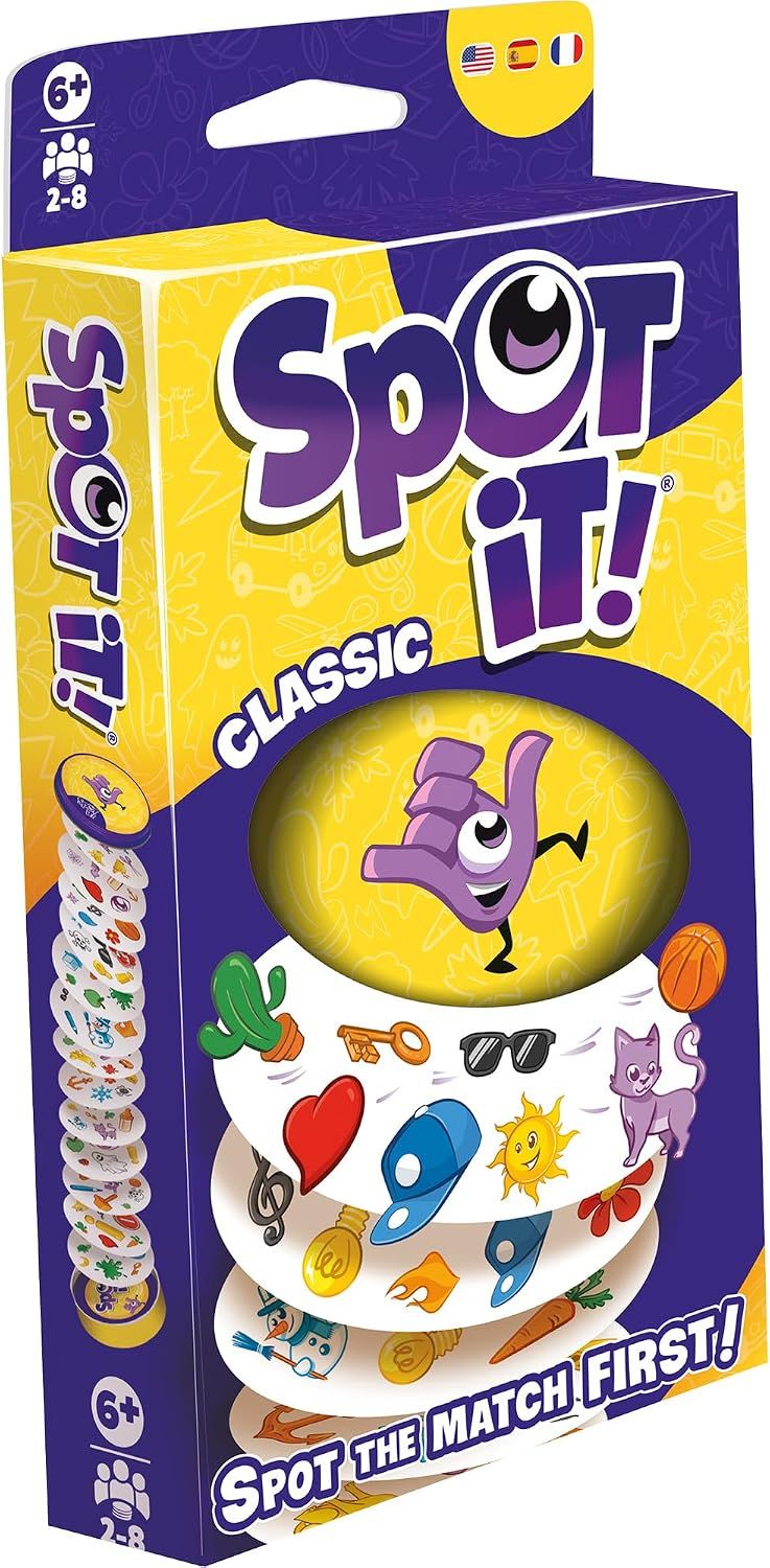 Spot It  Fast Paced Matching Game for Family Night
