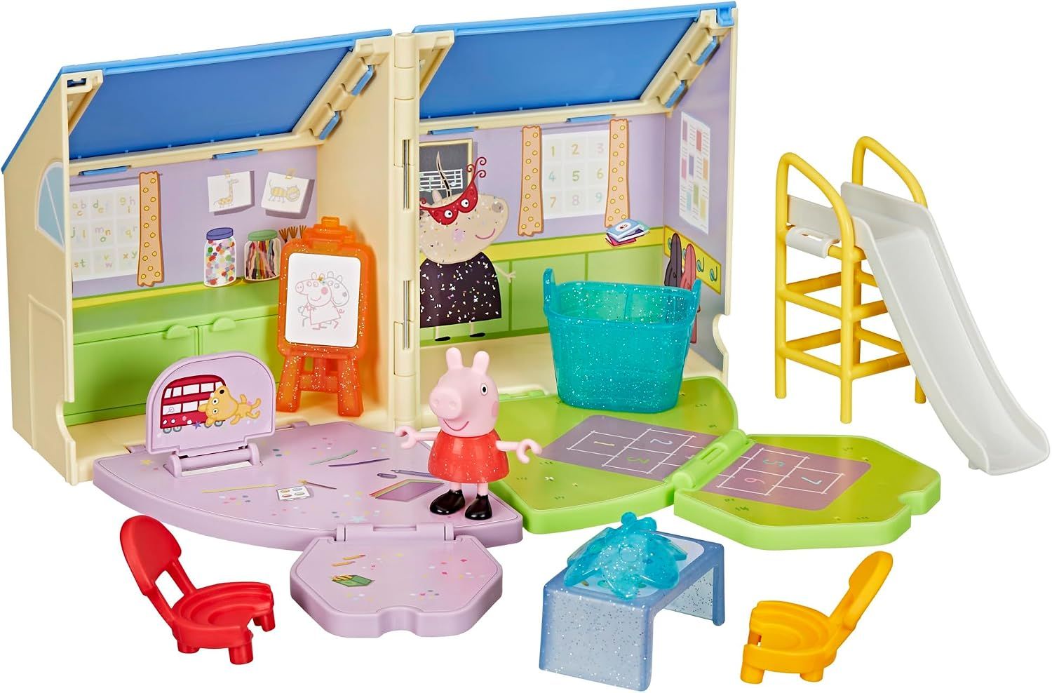 Peppa Pig Peppa's Pop-Open Playgroup Playset