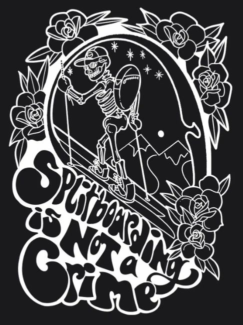 Splitboarding Is Not A Crime Hoodie