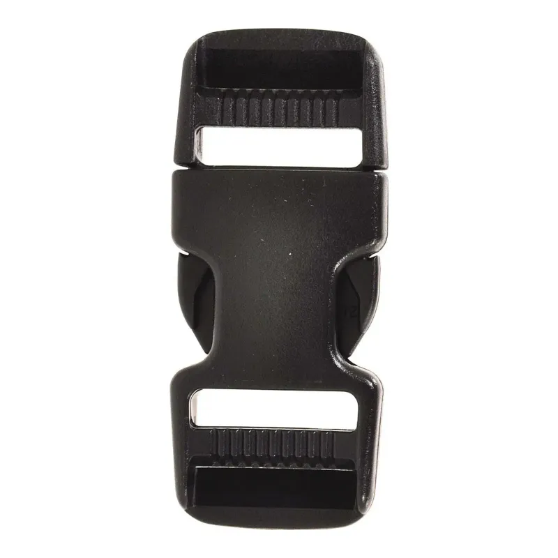 1" Dual Adjust Side Release Buckle, front view