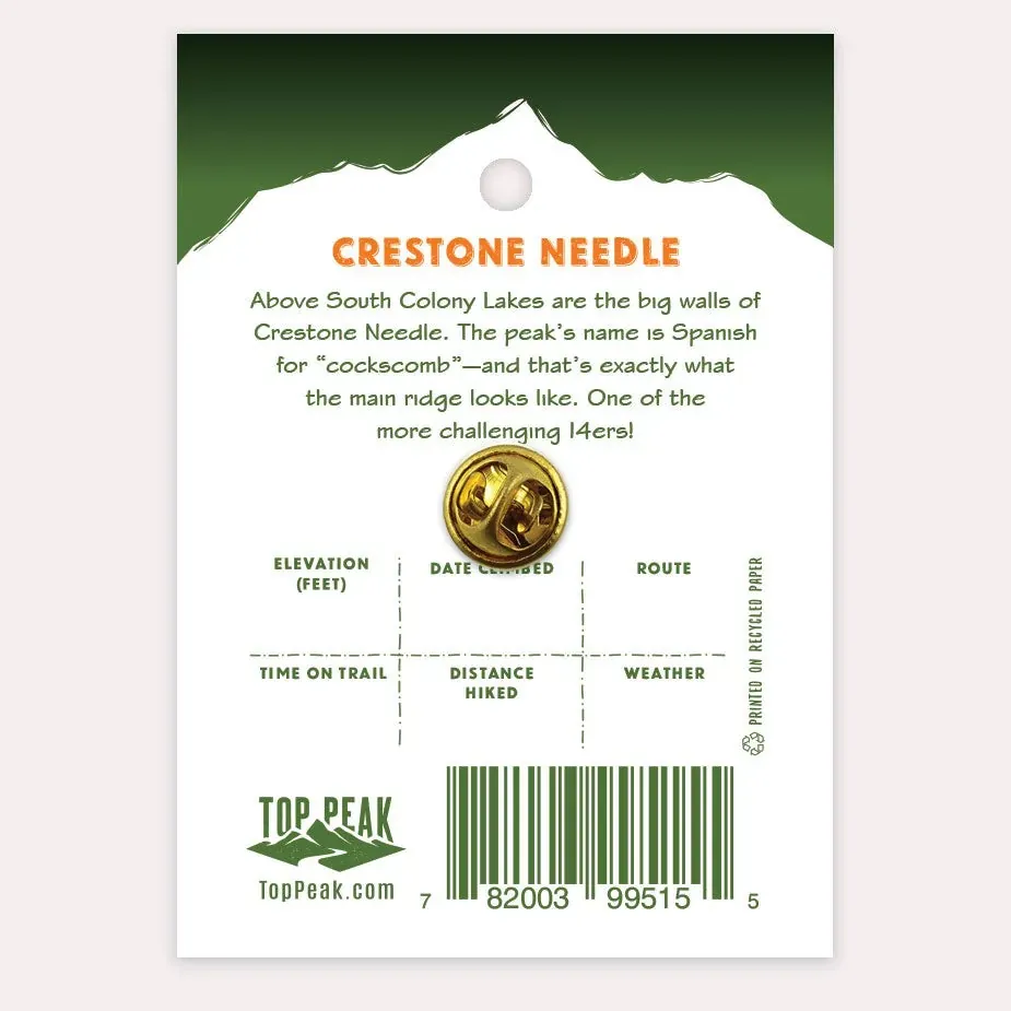 14er Pin - Crestone Needle