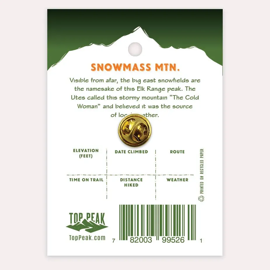 14er Pin - Snowmass