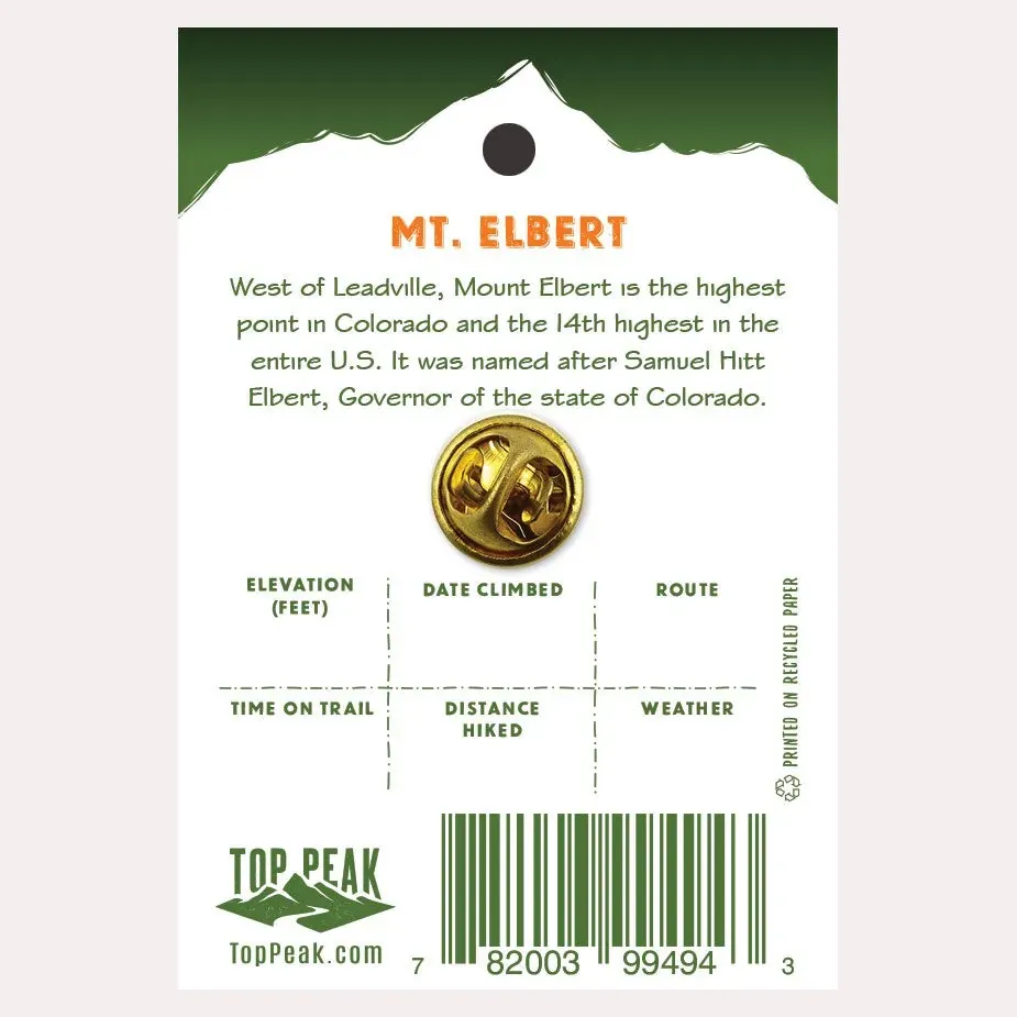 14er Pin - Elbert