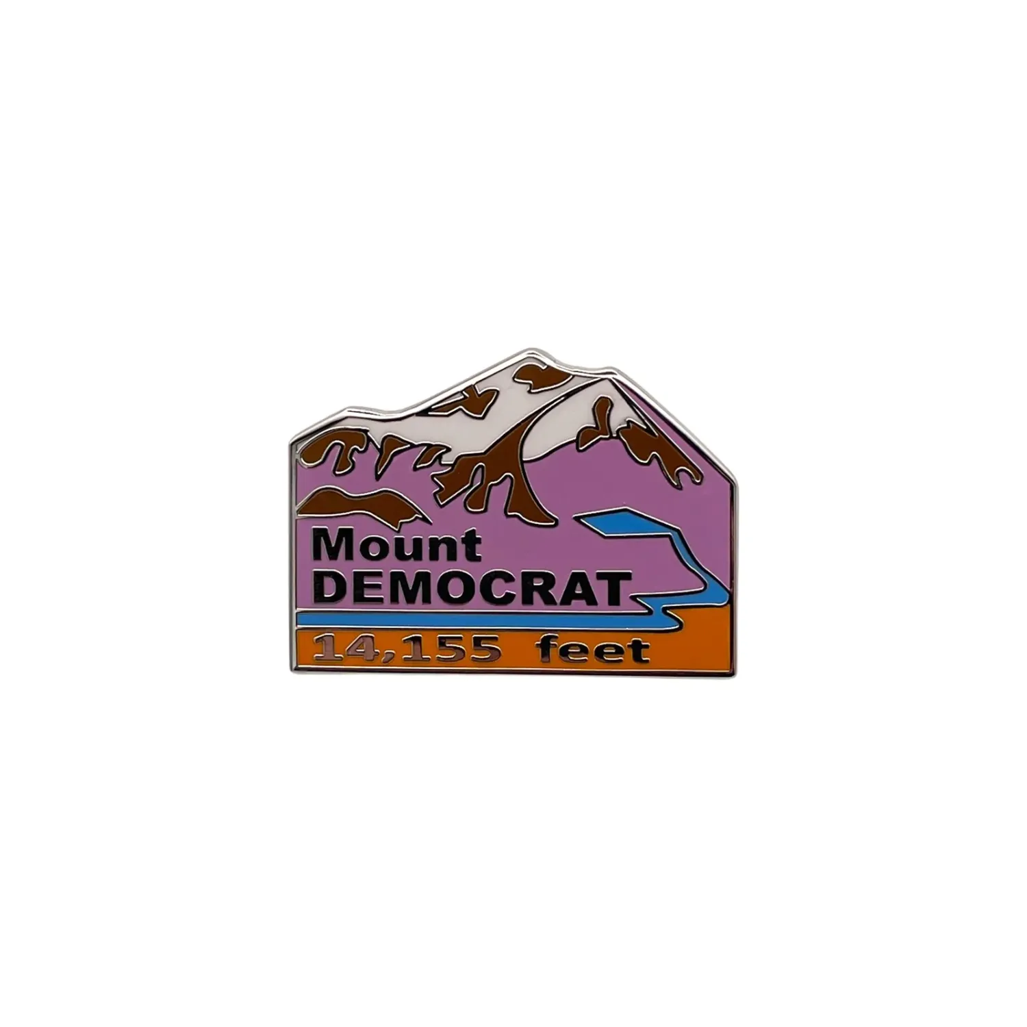 14er Pin - Democrat