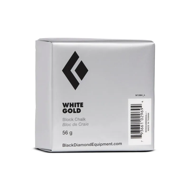 Black Diamond 56gr Chalk Block, front view