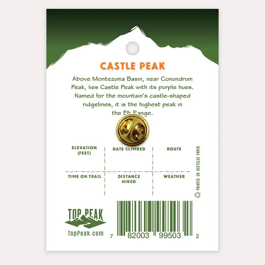 14er Pin - Castle Peak