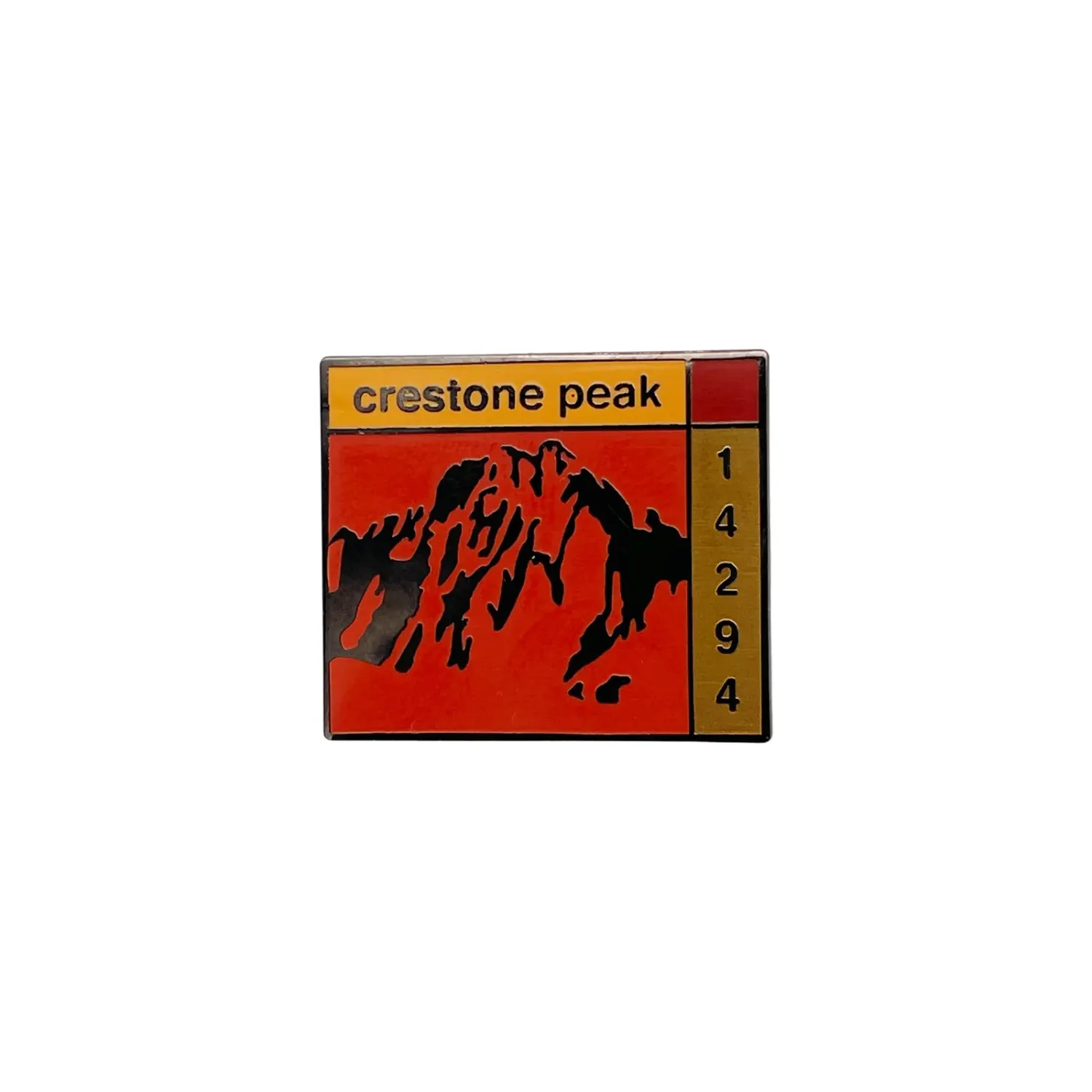 14er Pin - Crestone Peak, front view