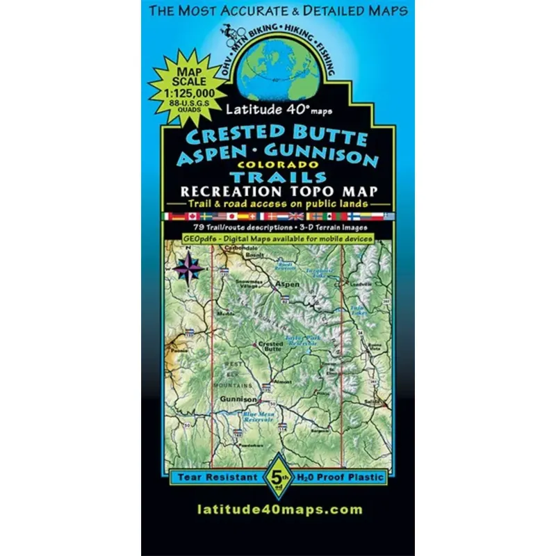 Latitude 40 Aspen/Crested Butte Trails, front view