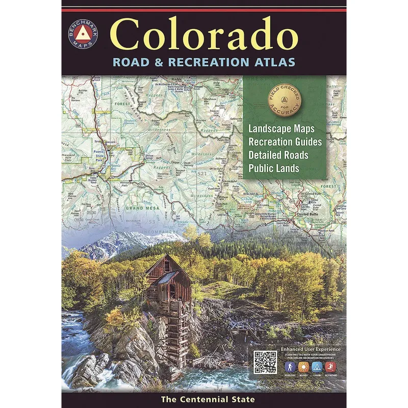 National Geographic Benchmark CO Atlas, front view