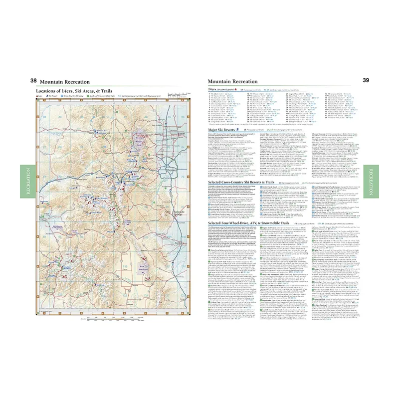 National Geographic Benchmark CO Atlas, alternate view 1