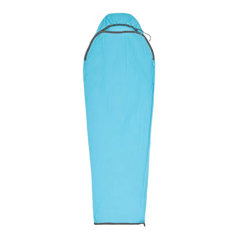 Sea to Summit Breeze Sleeping Bag Liner Compact 78" in Wbg, front view