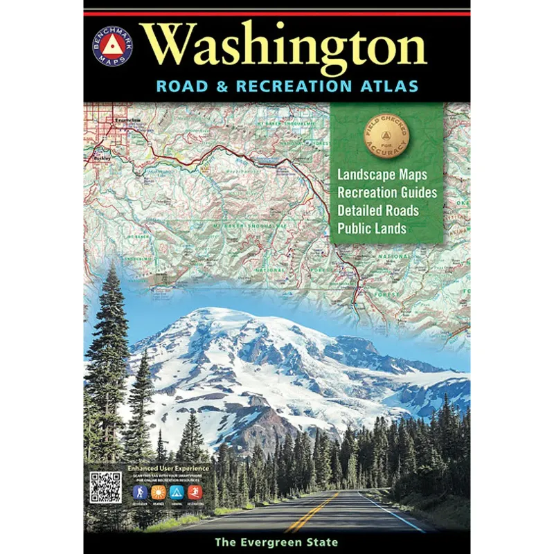 National Geographic Benchmark WA Atlas, front view