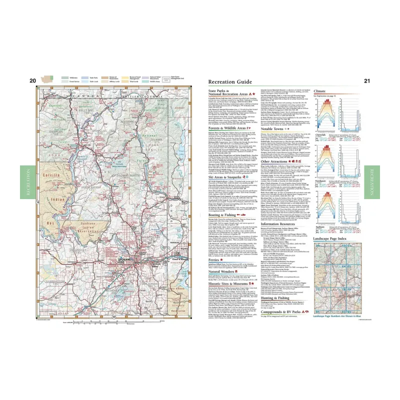 National Geographic Benchmark WA Atlas, alternate view 1