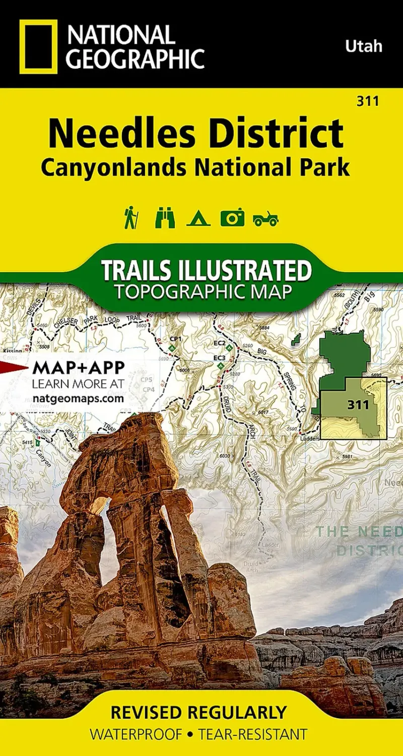 National Geographic Canyonlands Needles