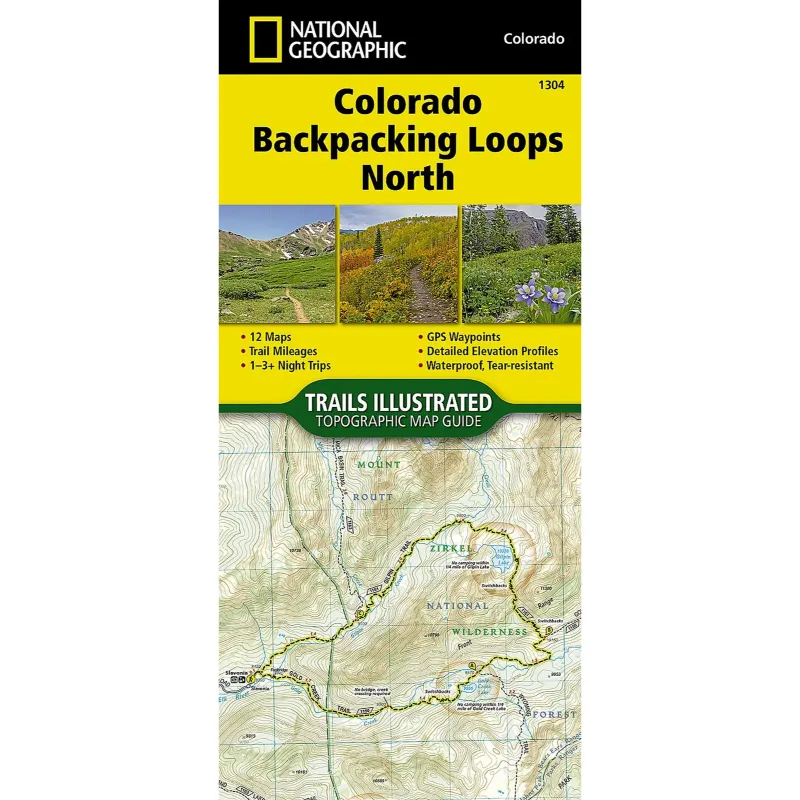 National Geographic CO Backpack Loops North, front view