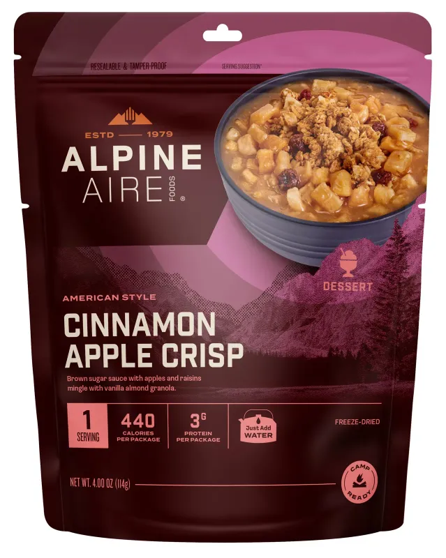 Cinnamon Apple Crisp, front view