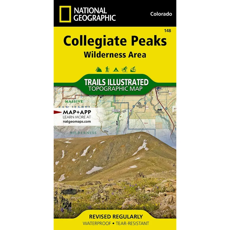 National Geographic Collegiate Peaks Wilderness, front view