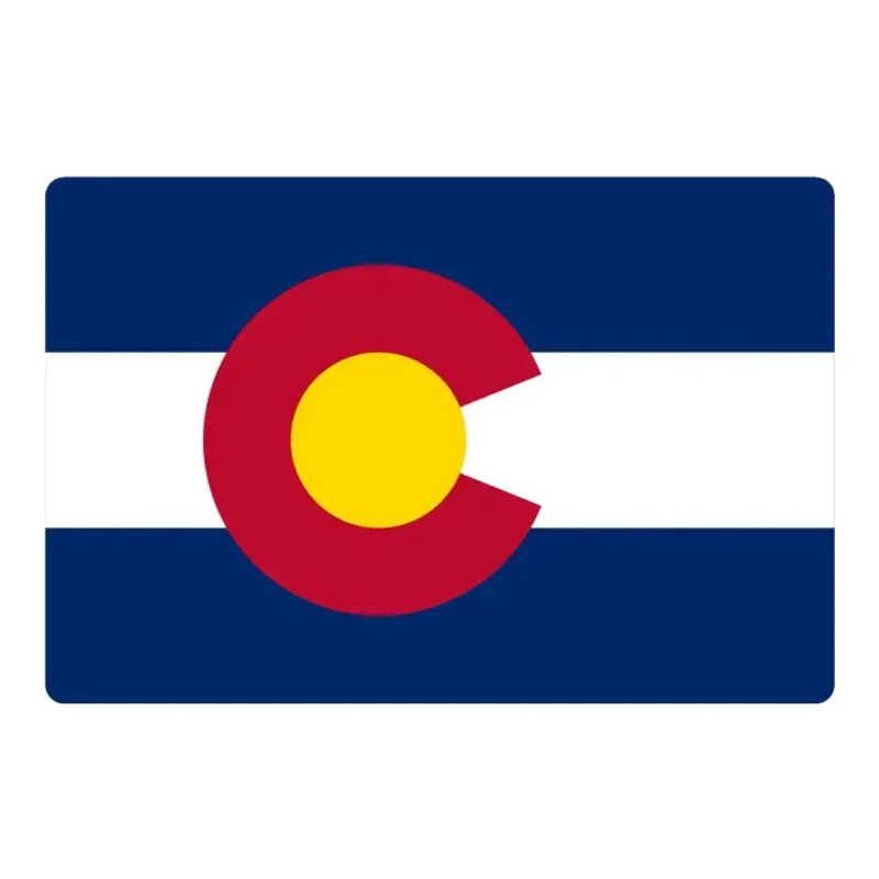 NoSo Colorado Flag, front view