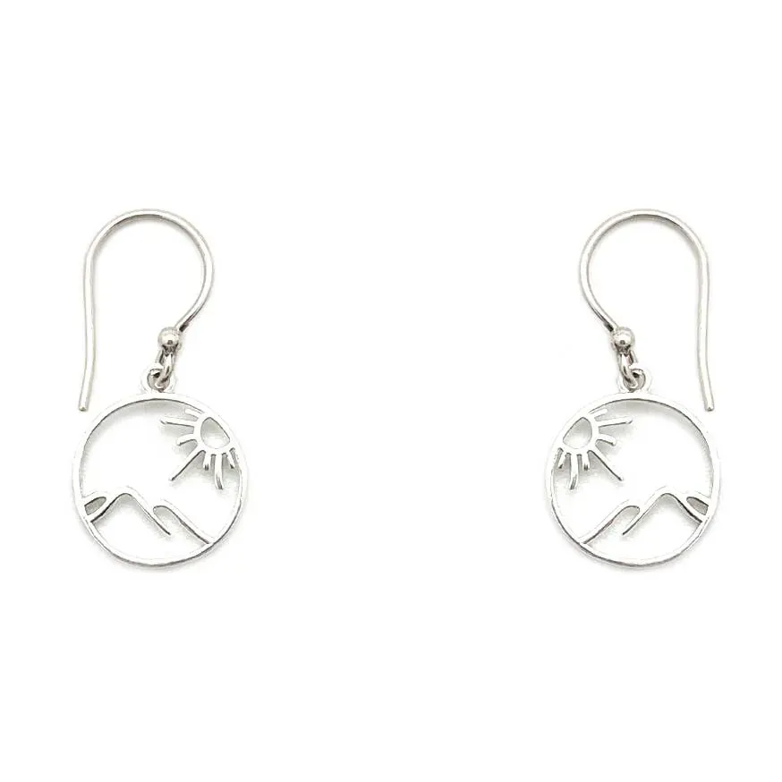Bronwen Contour Mountain Earrings