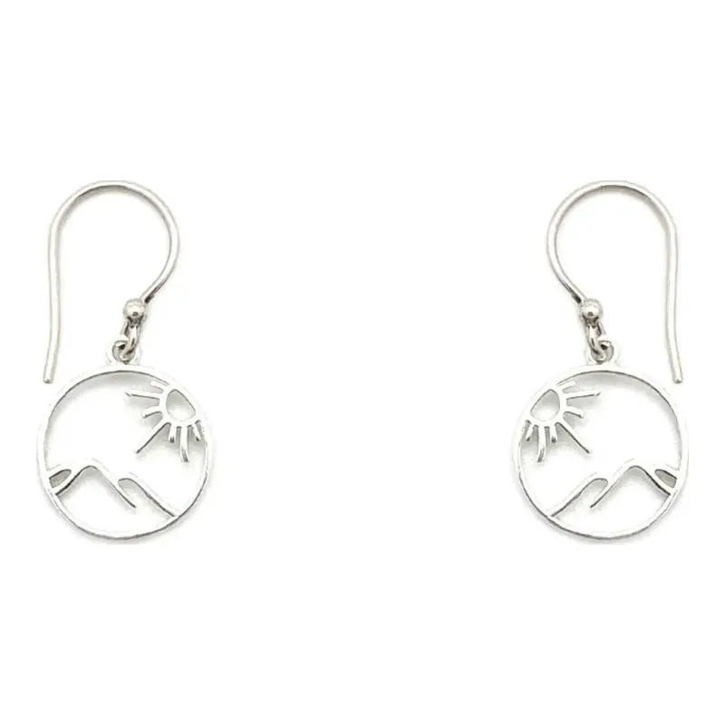 Bronwen Contour Mountain Earrings