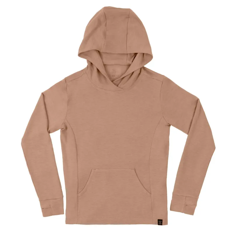 Milk X Whiskey Chaser UV Hood Kids in Desert Rose, front view