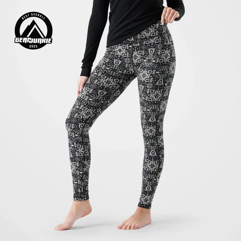 Smartwool Classic Merino Bottom Black Floral Women's L, front view