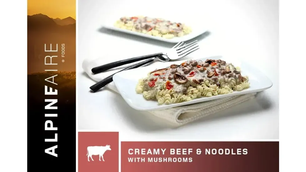 Creamy Beef &amp; Ndles w/ Mushr, front view