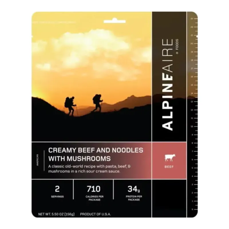 AlpineAire Creamy Beef and Noodles, alternate view 1