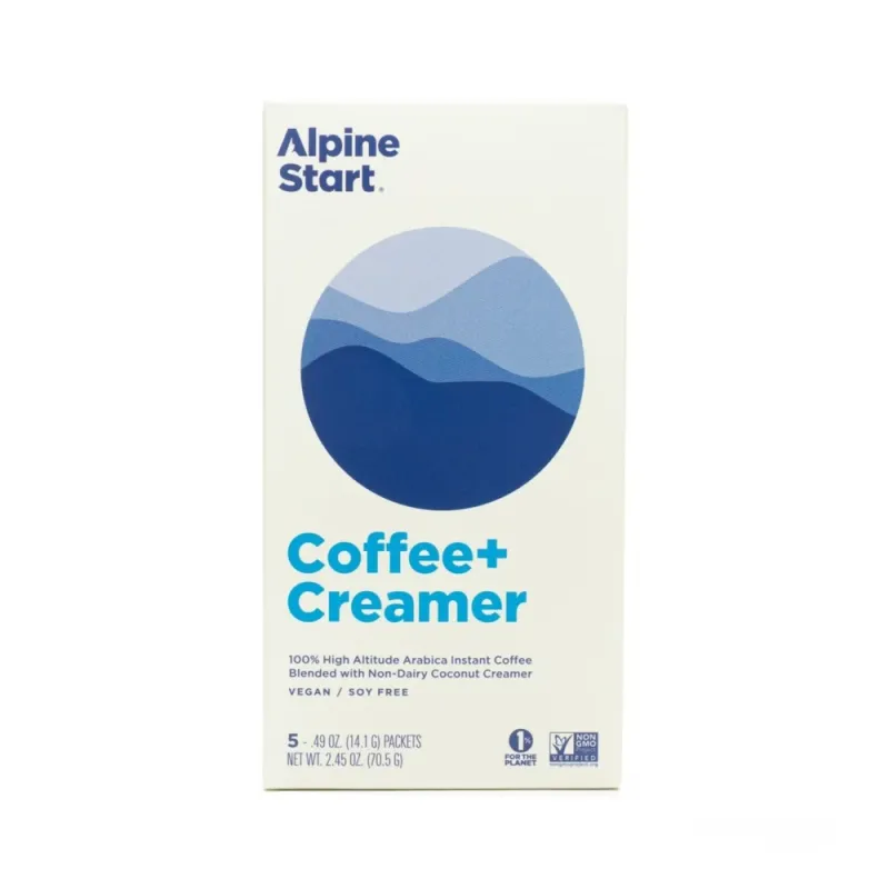 Alpine Start Coffee+Creamer Instant Latte 5-pack