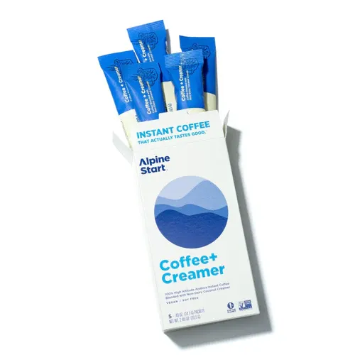 Alpine Start Coffee+Creamer Instant Latte 5-pack