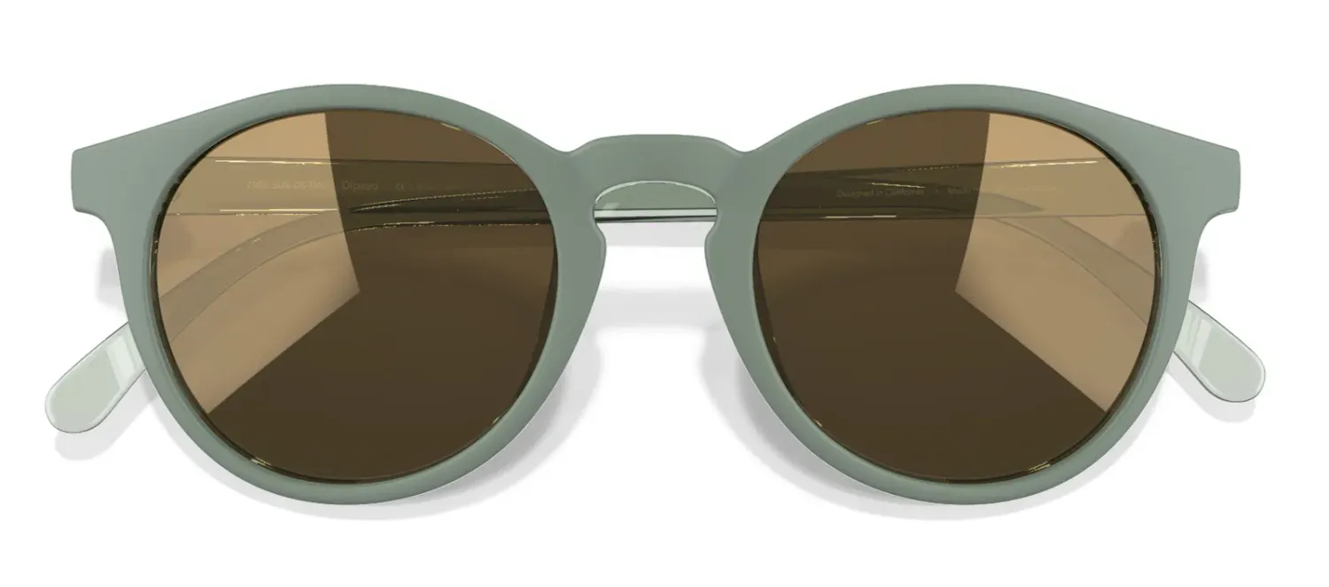 Sunski Dipsea Olive Grass Bronze, front view