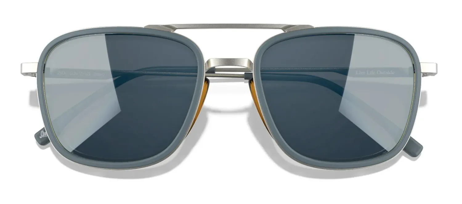 Sunski Estero Storm Honey Silver, front view