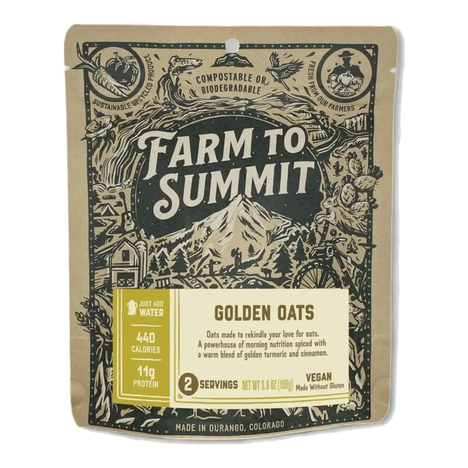 Farm to Summit Golden Oats, main view
