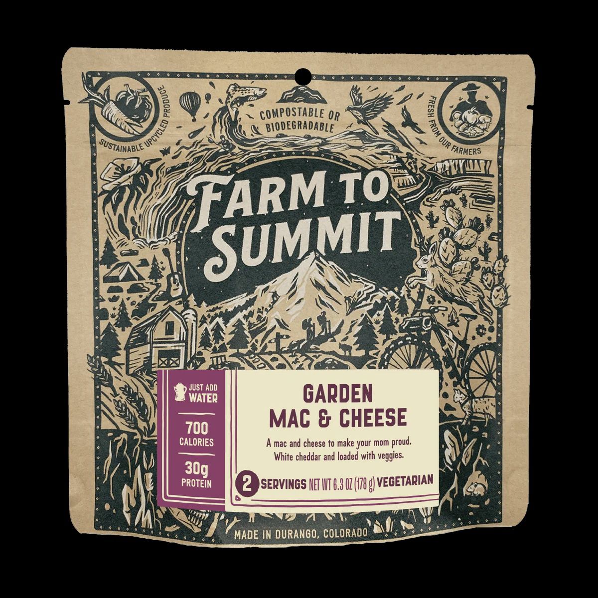 Farm to Summit Garden Mac and Cheese