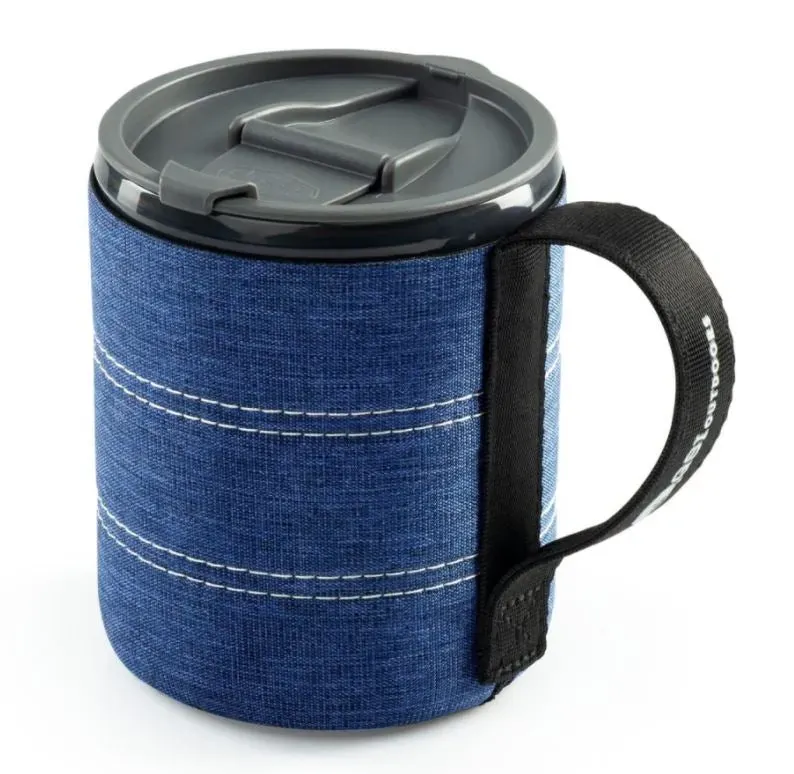 Infinity Backpack Mug 2.0 in Blue, front view