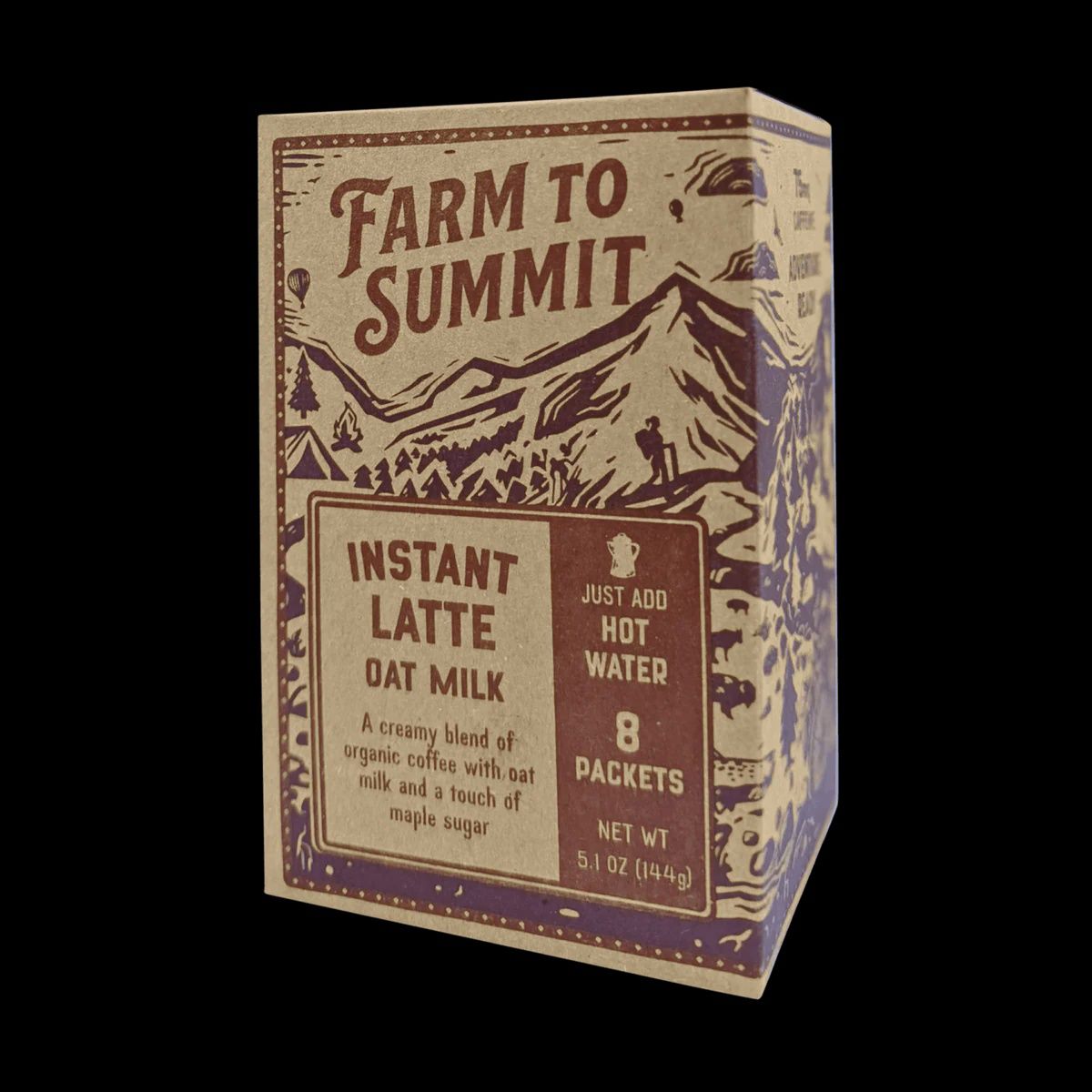 Farm to Summit Latte Oat Milk 8 Pk