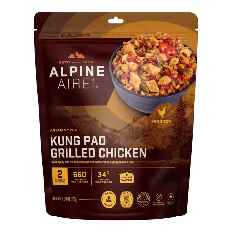 AlpineAire Kung Pao Chicken, front view