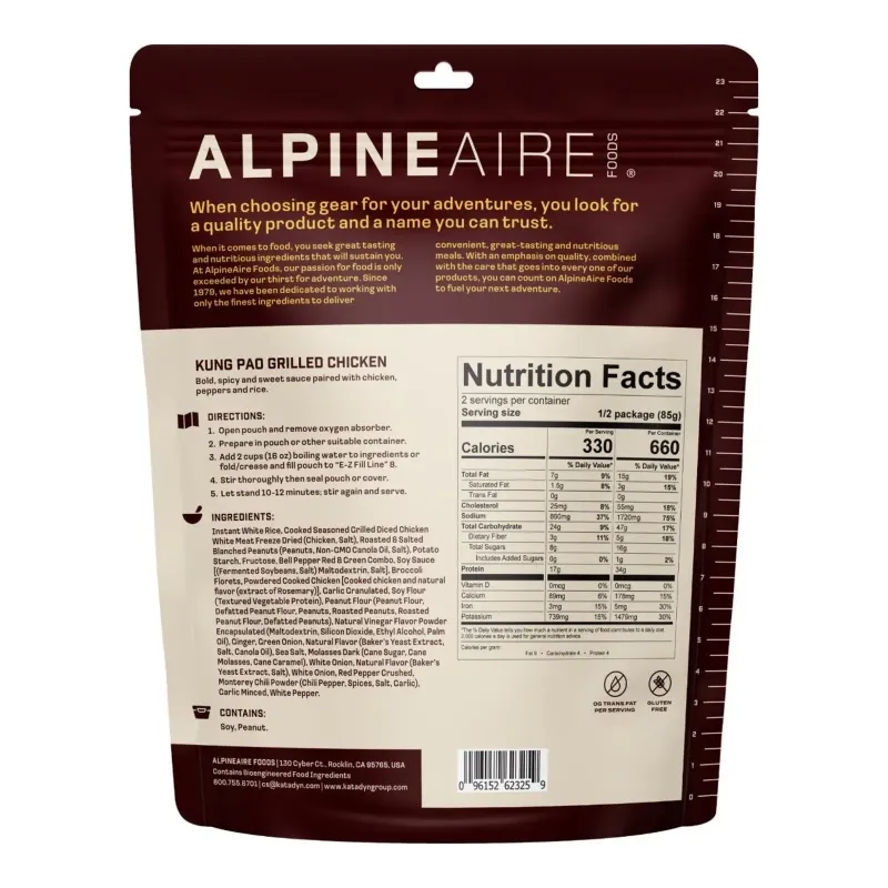 AlpineAire Kung Pao Chicken, alternate view 1