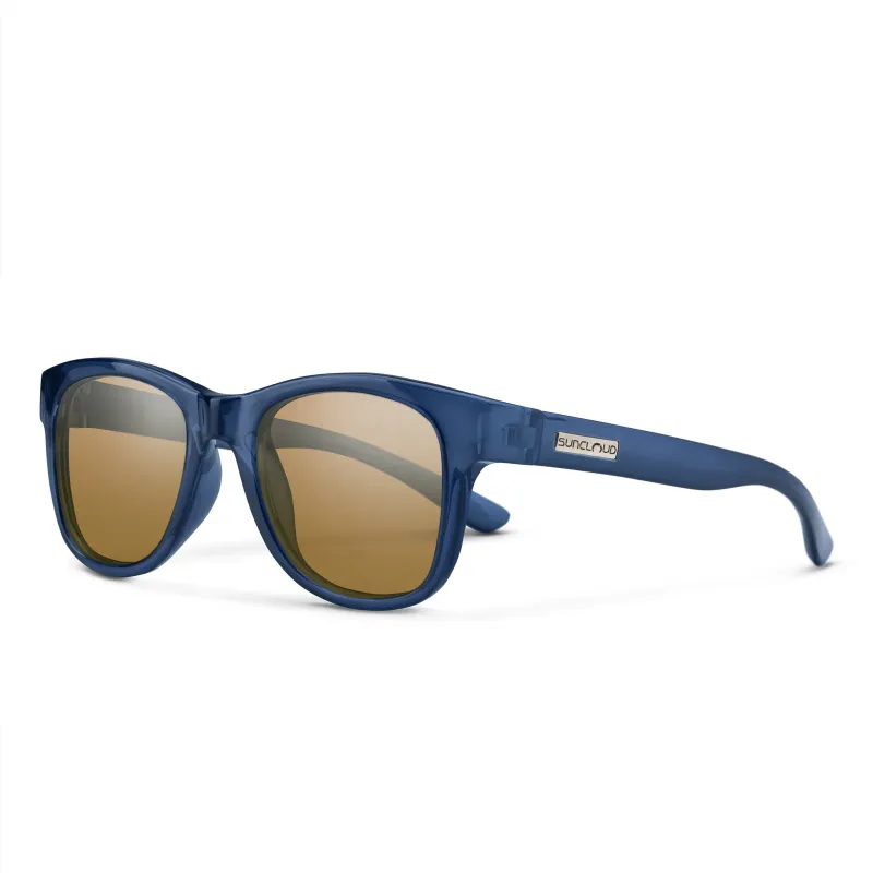 Suncloud Leeway Crystal Denim/Polarized Brown, front view