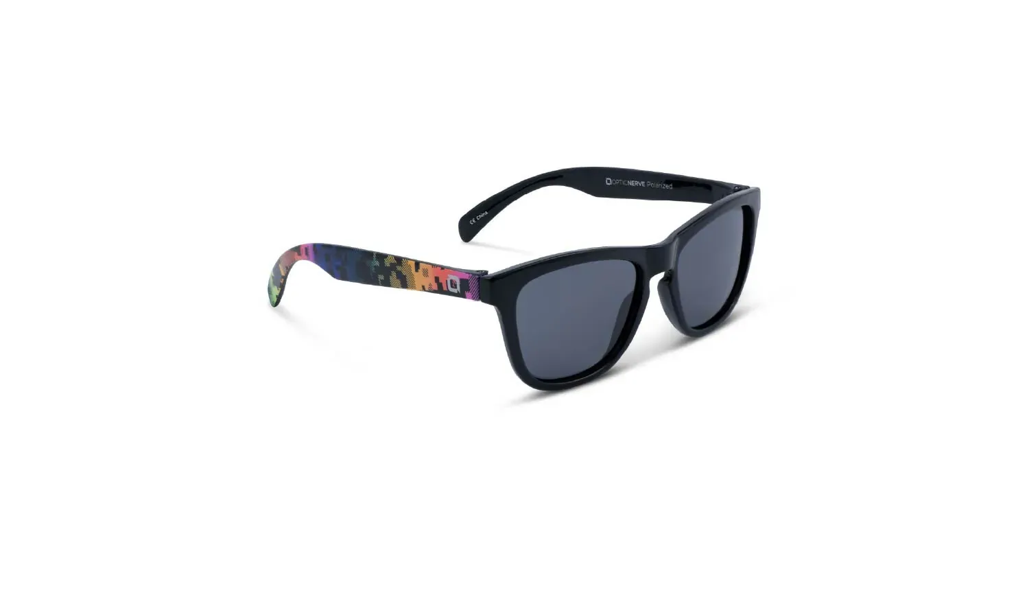 ONE by Optic Nerve Juicebox Shiny Black Rainbow Digital Camo/ Polarized Smoke Lens